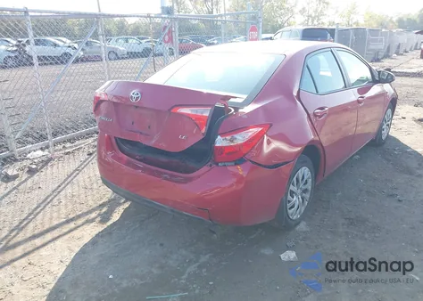 2018 Toyota Corolla Le из США, поврежденный, VIN 2T1BURHE2JC074660